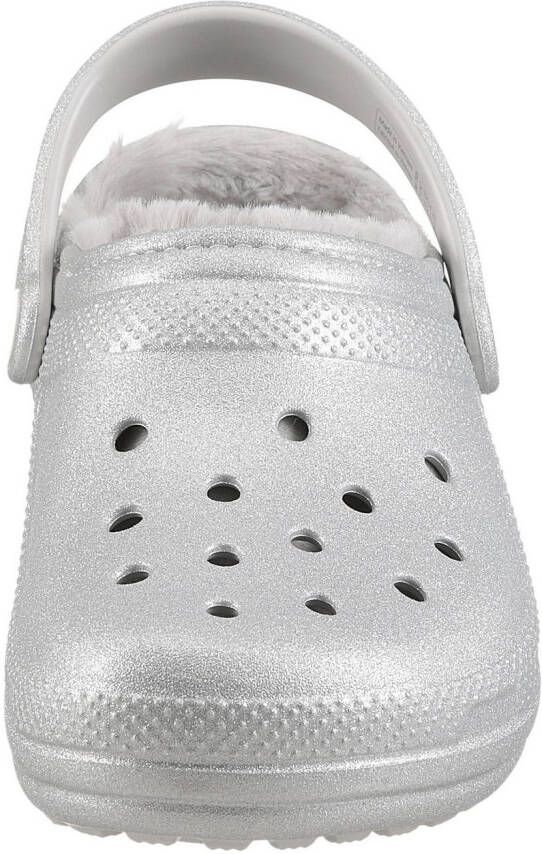 Crocs Clogs Classic Fuzz Lined Glitter