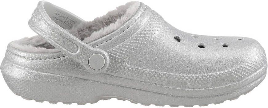Crocs Clogs Classic Fuzz Lined Glitter