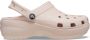 Crocs Classic Platform Clog 206750-6UR Vrouwen Roze Slippers - Thumbnail 5