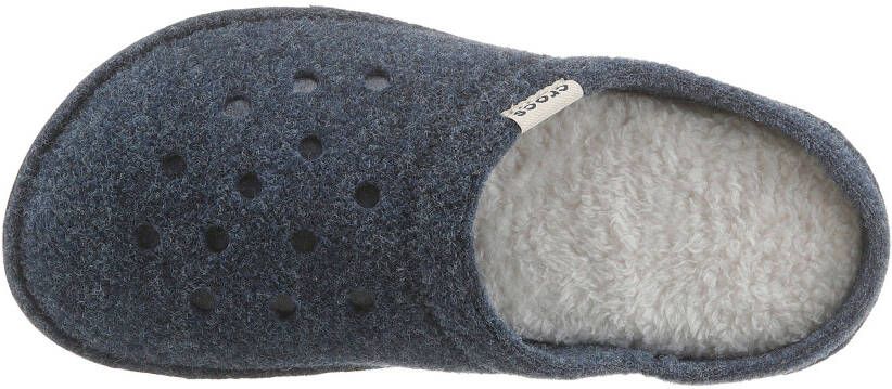 Crocs Pantoffels Classic instappers met behaaglijk zachte binnenzool van warme voering