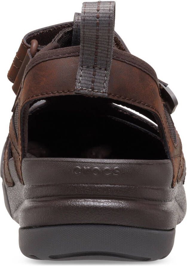 Crocs Sandalen Yukon Fisherman Lage schoen slipper trekking schoen met praktische klittenbandsluiting