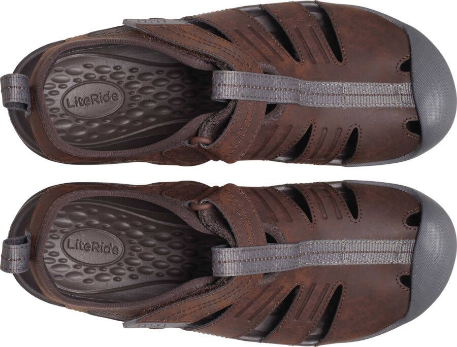 Crocs Sandalen Yukon Fisherman Lage schoen slipper trekking schoen met praktische klittenbandsluiting