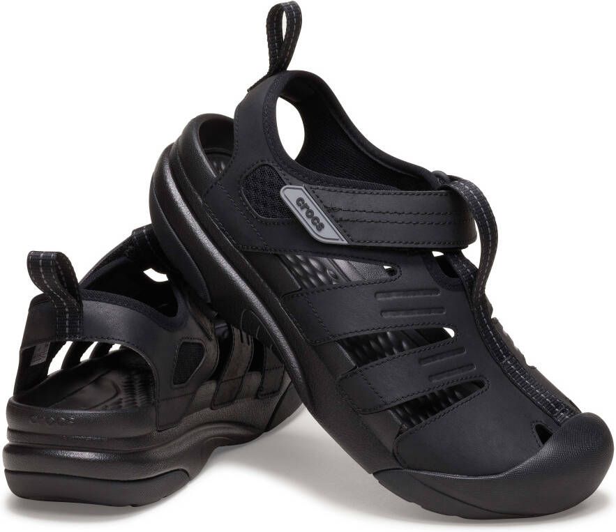 Crocs Sandalen Yukon Fisherman Lage schoen slipper trekking schoen met praktische klittenbandsluiting