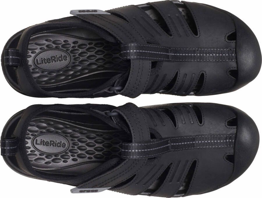 Crocs Sandalen Yukon Fisherman Lage schoen slipper trekking schoen met praktische klittenbandsluiting