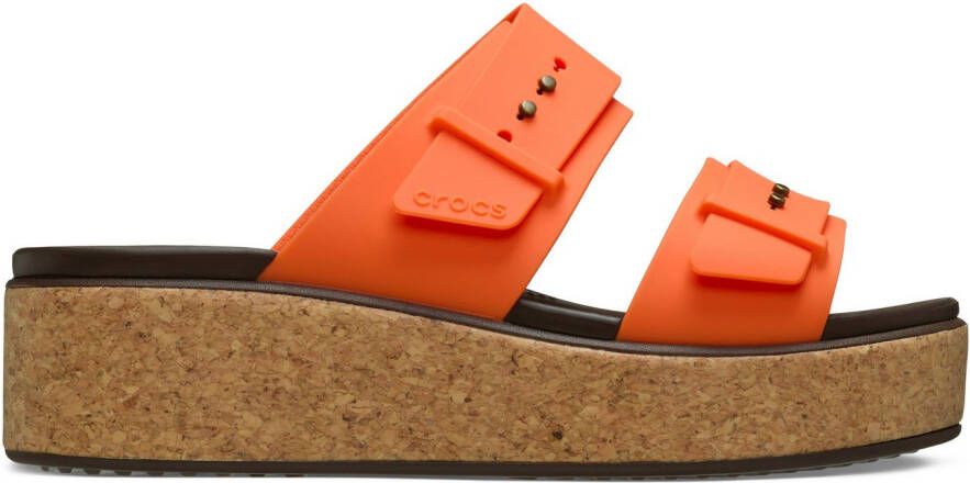 Crocs Sleehakmuiltjes Brooklyn Cork Buckle