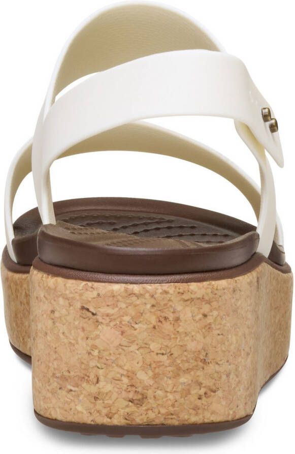 Crocs Sleehaksandaaltjes Brooklyn Cork Low Wedge