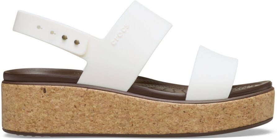 Crocs Sleehaksandaaltjes Brooklyn Cork Low Wedge