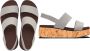 Crocs Sleehaksandaaltjes Brooklyn Cork Low Wedge - Thumbnail 7