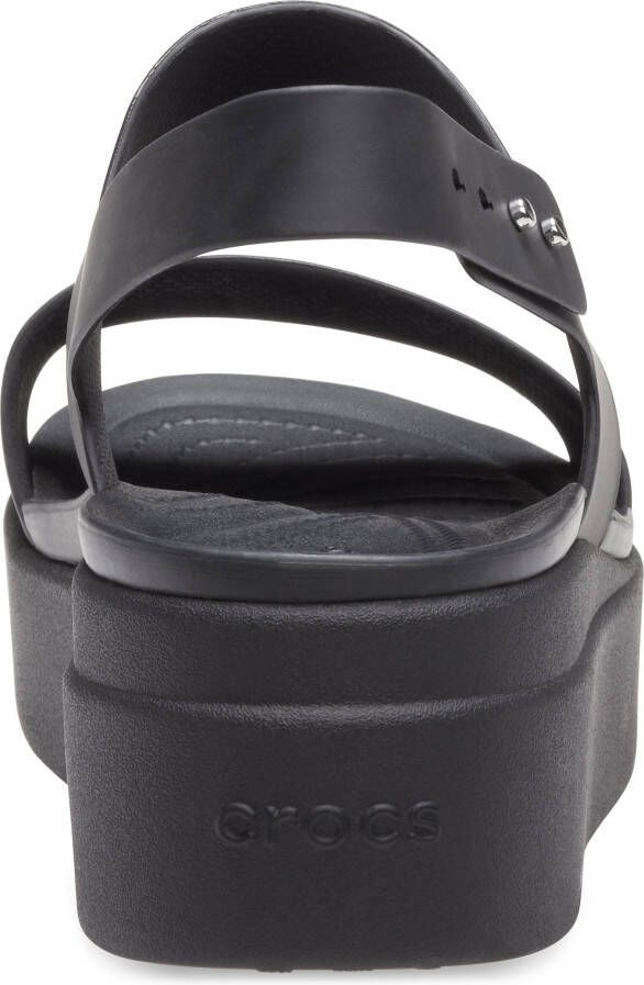 Crocs Sleehaksandaaltjes Brooklyn Low Wedge met modieuze plateauzool