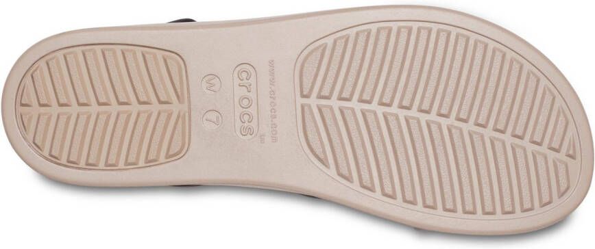 Crocs Sleehaksandaaltjes Brooklyn Low Wedge zomerschoen sandaal sleehak met modieuze plateauzool
