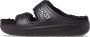 Crocs Classic Cozzzy Sandal Volwassenen Slippers Zwart Zwart - Thumbnail 7