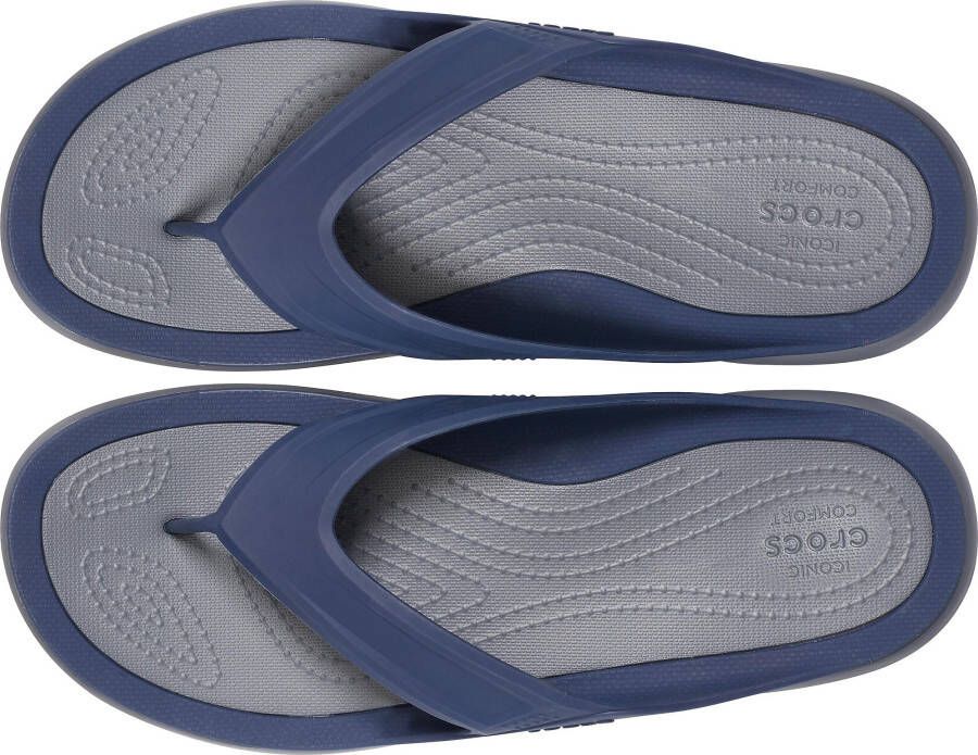 Crocs Teenslippers Swiftwater Wave Flip met zachte binnenzool