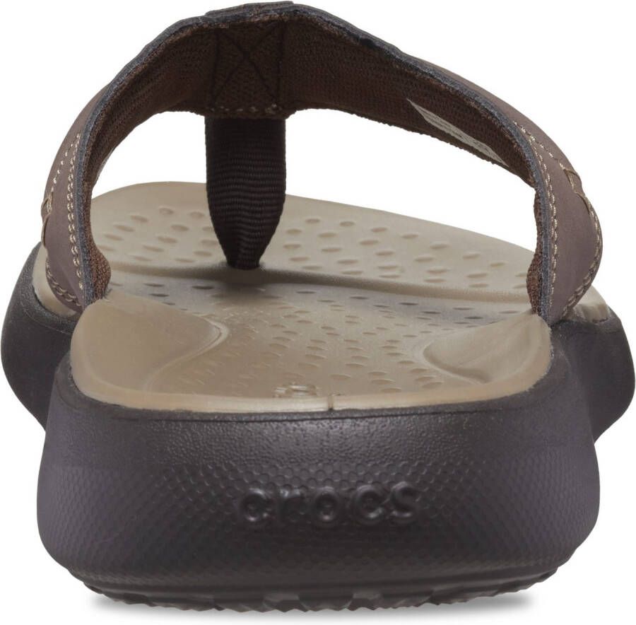 Crocs Teenslippers Yukon Vista II Flip sandaal zomerschoen met decoratieve stiksel