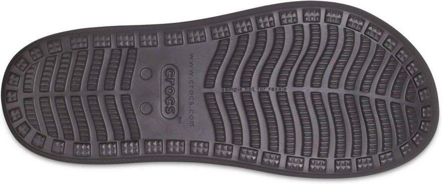 Crocs Teenslippers Yukon Vista II Flip sandaal zomerschoen met decoratieve stiksel