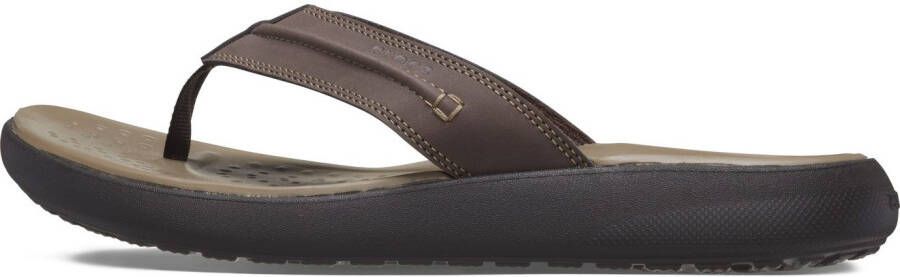 Crocs Teenslippers Yukon Vista II Flip sandaal zomerschoen met decoratieve stiksel
