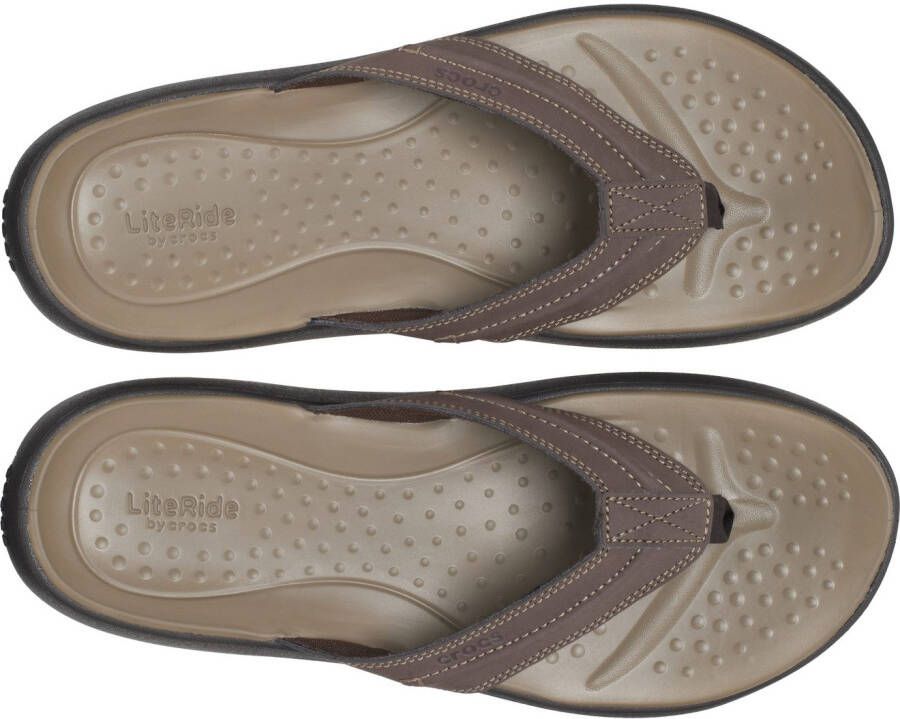 Crocs Teenslippers Yukon Vista II Flip sandaal zomerschoen met decoratieve stiksel