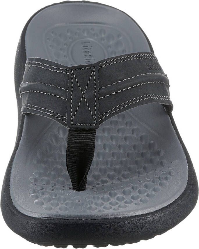 Crocs Teenslippers Yukon Vista II Flip sandaal zomerschoen met decoratieve stiksel