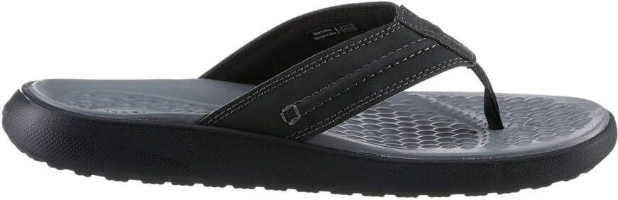 Crocs Teenslippers Yukon Vista II Flip sandaal zomerschoen met decoratieve stiksel