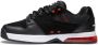 DC Shoes Versatile Sneakers Black White Athletic Red Heren - Thumbnail 4