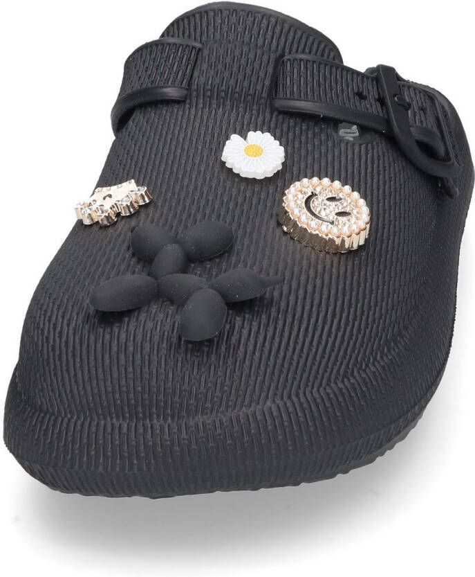 Dockers by Gerli Clogs badslippers zomerschoen met versieringen