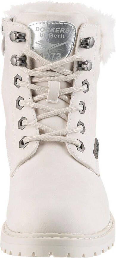 Dockers by Gerli Laarsjes Veterboots met blokhak - Foto 4