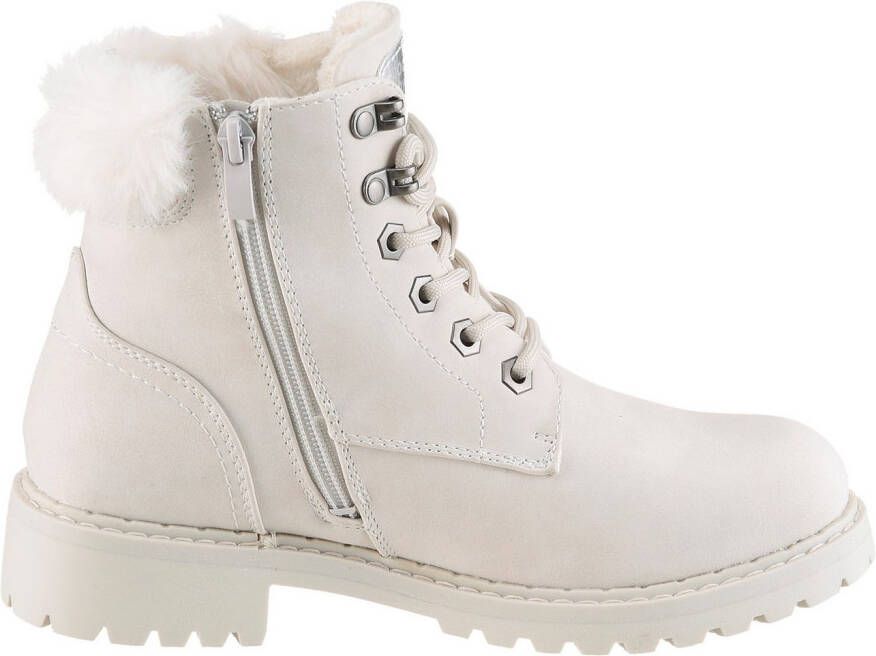 Dockers by Gerli Laarsjes Veterboots met blokhak