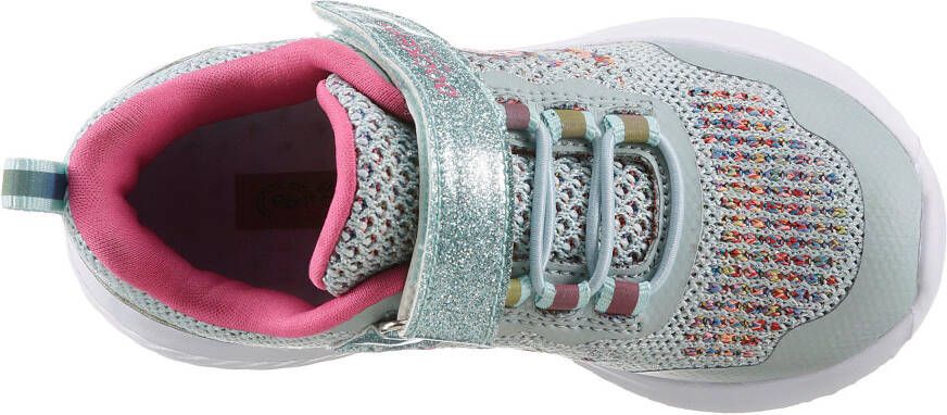 Dockers by Gerli Slip-on sneakers met glitter aan riempjes en hiel
