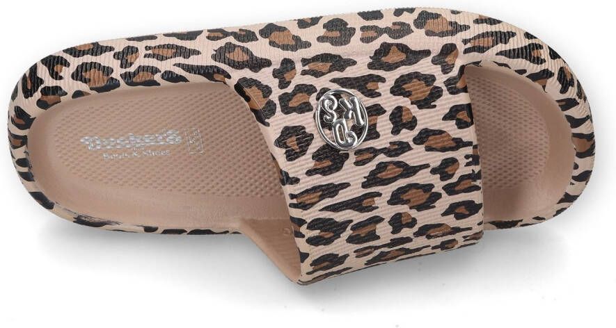 Dockers by Gerli Slippers badeschoen strand-schoen sandaal slides met logo-decoratie