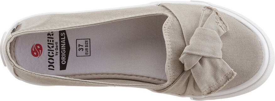 Dockers by Gerli Sneaker-ballerina s Vrijetijdsschoen met opvallende strik - Foto 6
