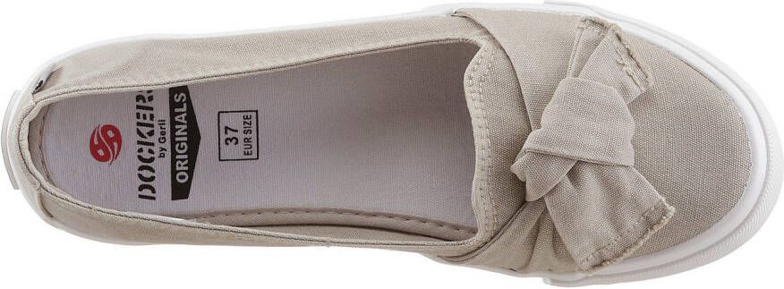 Dockers by Gerli Sneaker-ballerina s Vrijetijdsschoen met opvallende strik