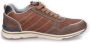 Dockers by Gerli Zip Trainers Low Bruin Sneakers bruin Leer Heren Basics Street wear - Thumbnail 5