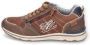 Dockers by Gerli Zip Trainers Low Bruin Sneakers bruin Leer Heren Basics Street wear - Thumbnail 6