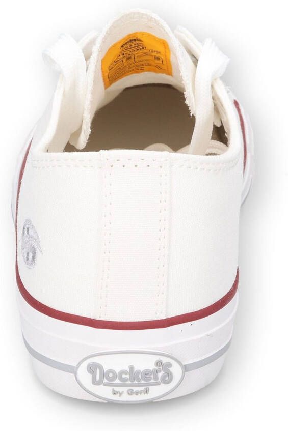 Dockers by Gerli Sneakers met subtiele logo-borduurwerk vrijetijdsschoen lage schoen veterschoen