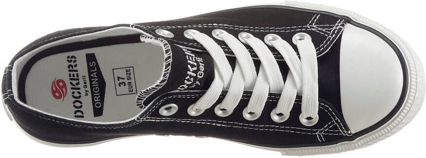 Dockers by Gerli Sneakers met subtiele logo-borduurwerk vrijetijdsschoen lage schoen veterschoen
