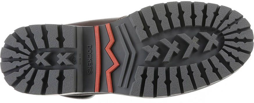 Dockers by Gerli Winterlaarzen Werkschoenen veterschoenen met blokhak