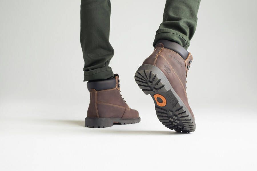 Dockers by Gerli Winterlaarzen Werkschoenen veterschoenen met blokhak