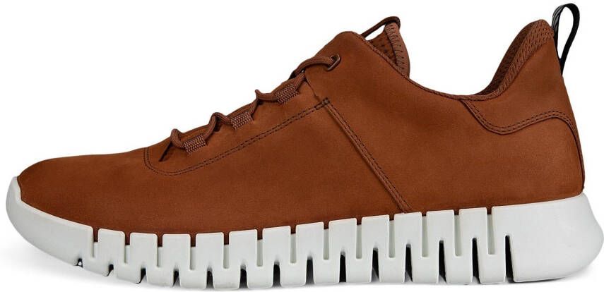 Ecco Slip-on sneakers GRUUV M vrijetijdsschoen lage schoen instapschoen met lichte loopzool