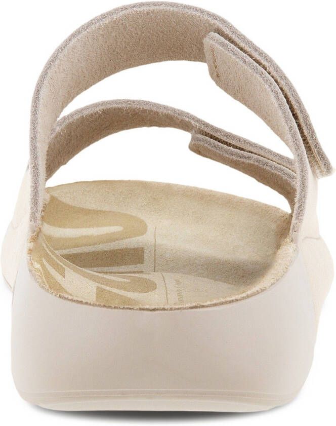 Ecco Slippers Cozmo W zomerschoen slippers met twee klittenbandsluitingen