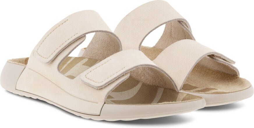 Ecco Slippers Cozmo W zomerschoen slippers met twee klittenbandsluitingen