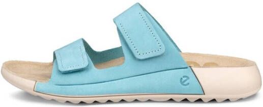 Ecco Slippers Cozmo W zomerschoen slippers met twee klittenbandsluitingen