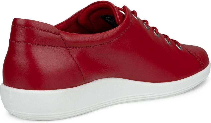 ECCO Soft 2.0 Sneakers rood Leer Dames - Foto 7