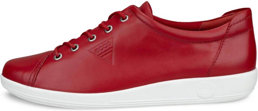 ECCO Soft 2.0 Sneakers rood Leer Dames - Foto 9