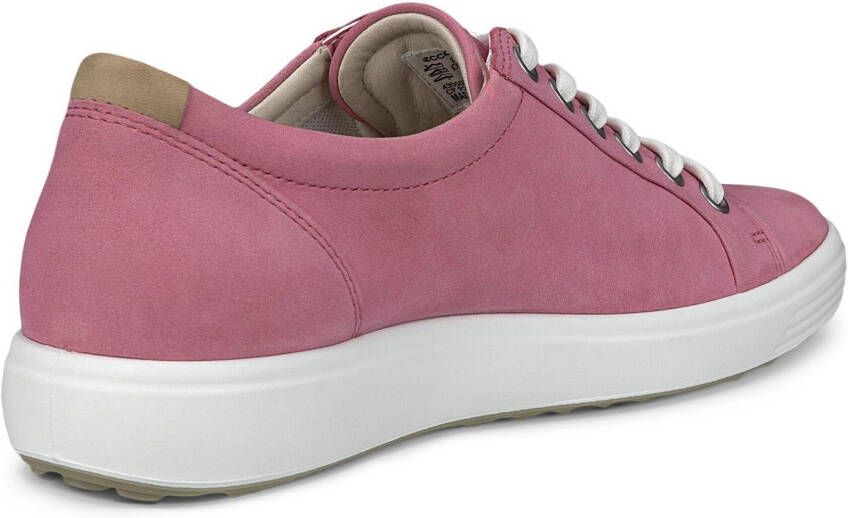 Ecco Sneakers SOFT 7 W met label vrijetijdsschoen lage schoen veterschoen smalle vorm