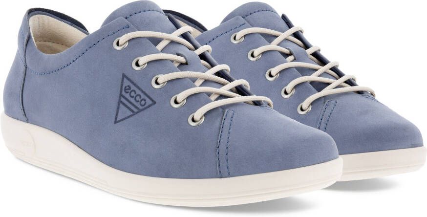 ECCO Soft 2.0 W Veterschoenen blauw Nubuck Dames - Foto 12