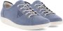 ECCO Soft 2.0 W Veterschoenen blauw Nubuck Dames - Thumbnail 12