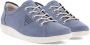 ECCO Soft 2.0 W Veterschoenen blauw Nubuck Dames - Thumbnail 12