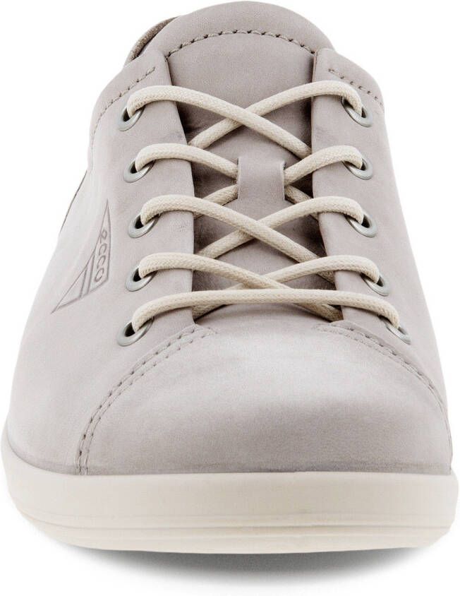 Ecco Veterschoenen Soft 2.0 vrijetijdsschoen lage schoen veterschoen met subtiele logo-opdruk
