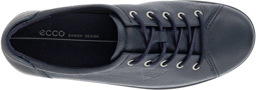 Ecco Veterschoenen Soft 2.0 vrijetijdsschoen lage schoen veterschoen met subtiele logo-opdruk
