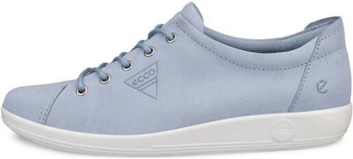 Ecco Veterschoenen Soft 2.0 vrijetijdsschoen lage schoen veterschoen met subtiele logo-opdruk
