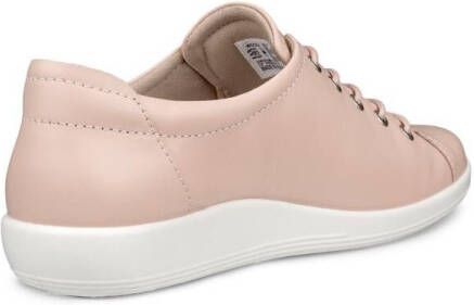 Ecco Veterschoenen Soft 2.0 vrijetijdsschoen lage schoen veterschoen met subtiele logo-opdruk